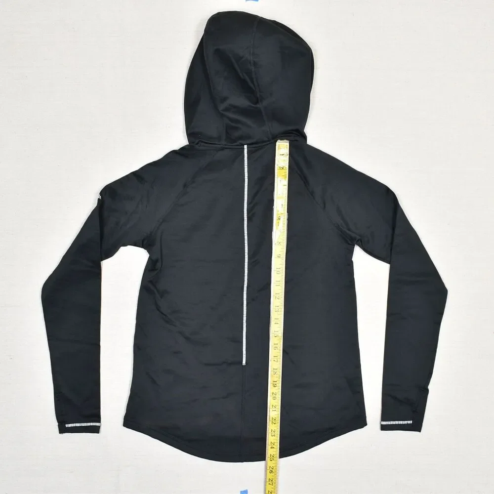 Columbia Women Hooded Pullover Sweatshirt Polyester Black Size S Omni-Wick - Picture 5 of 8